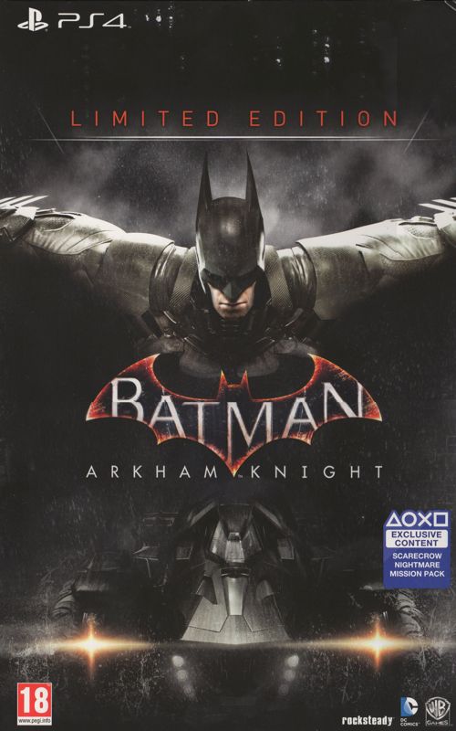 Batman: Arkham Knight box art for Xbox One